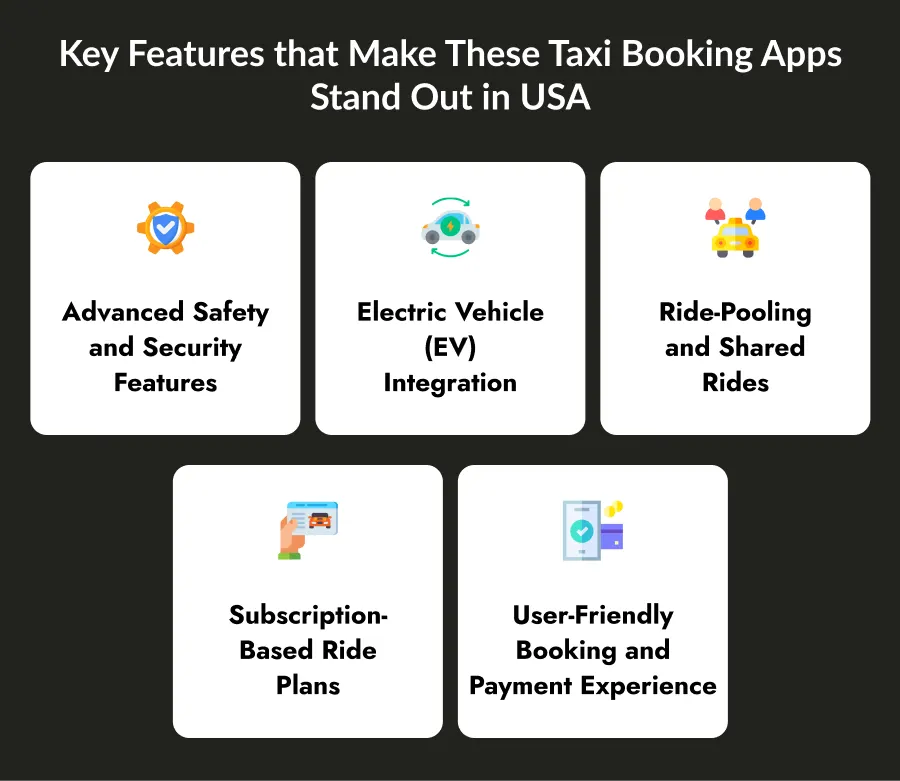 taxi booking apps in usa