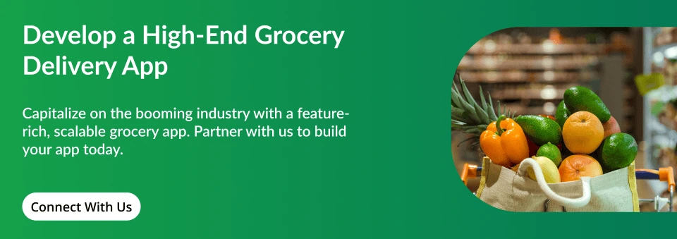 Cost to Develop a Grocery Delivery App