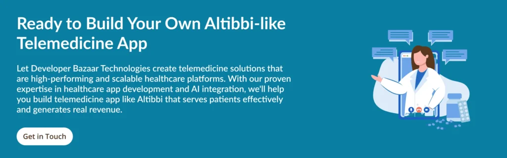 cost to develop an app like Altibbi