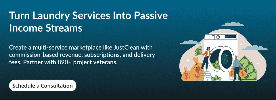 Developing an Online Laundry app like JustClean
