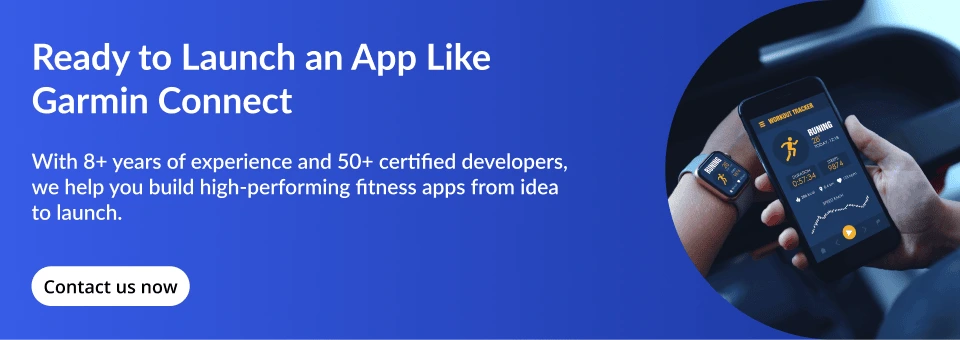 Garmin app like development