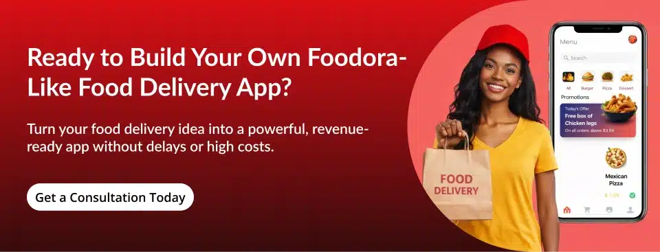 Create an App like foodora