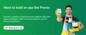 cost to build app like pronto