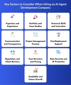 AI development company evaluation