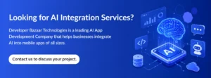 Integrate AI into existing application 