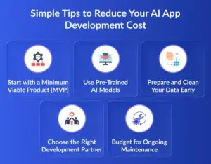 Tips to Reduce Your AI App Development Cost